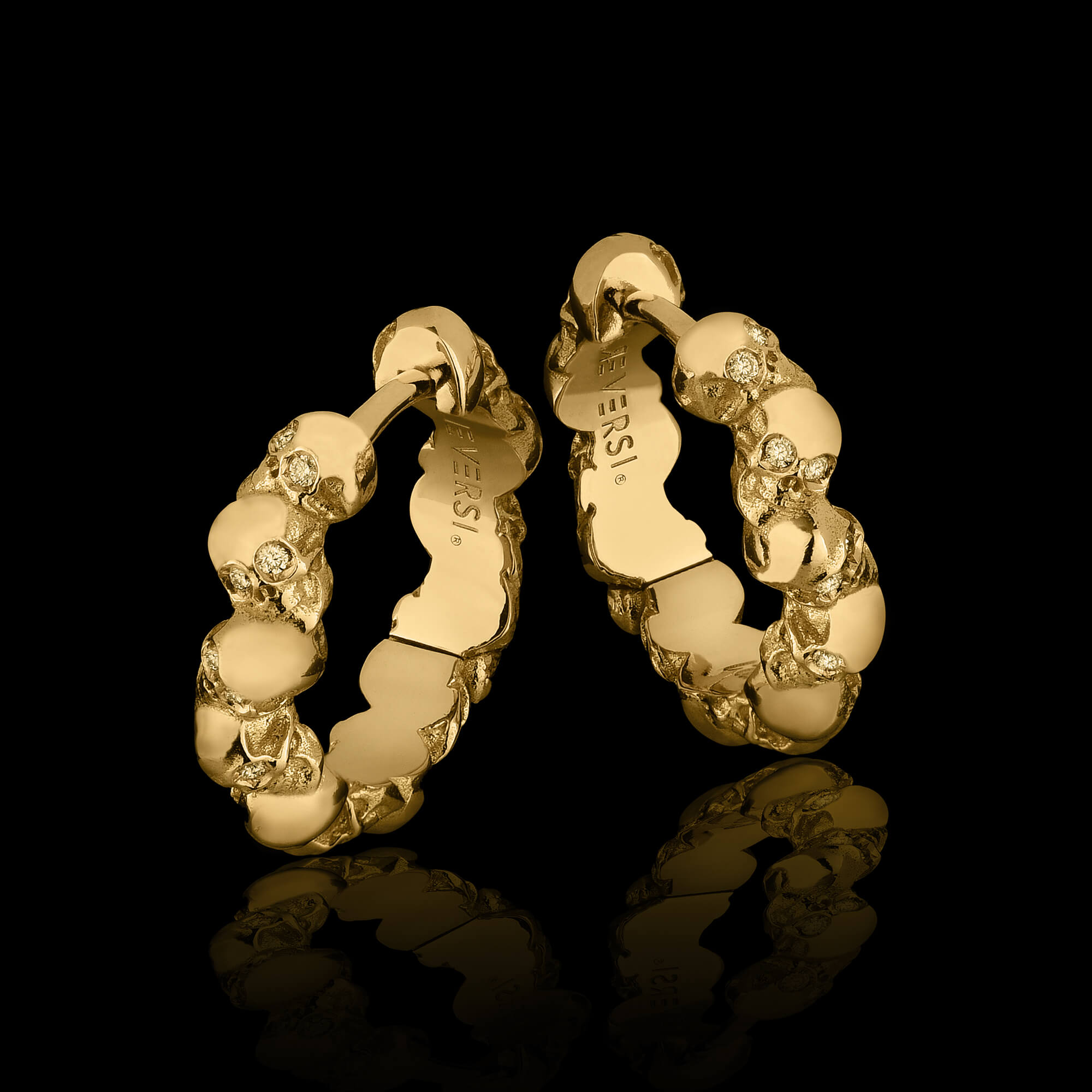 Orecchini Giro Infinito di Anime Grandi